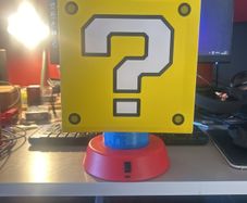 mario question block light
