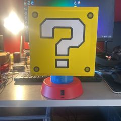 mario question block light