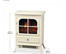 De Vielle Cream Electric Stove