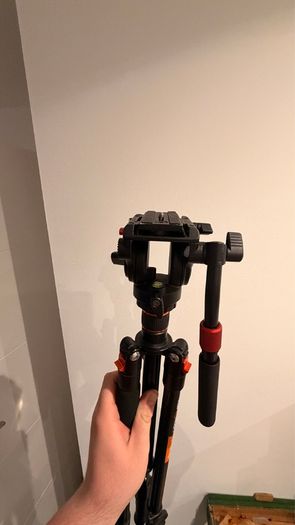 K&F CONCEPT 64inch/163cm Camera Tripod, Lightweight Aluminum Travel Outdoor Tripod with Manfrotto QR