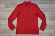 Hugo Boss Long Sleeve Polo Shirt Mens Large