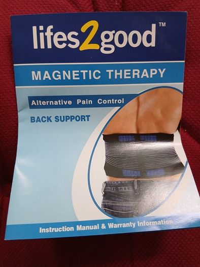 Magnetic therapy belt (35" - 48" WAIST) for back pain