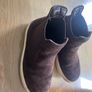 Clark's brown Chelsea suede boots size 10.5G Image 2