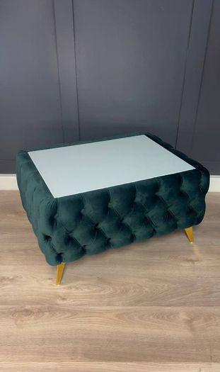 Chesterfield velvet coffe table