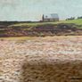 Vintage signed oil painting Millisle beach CO Down Image 2