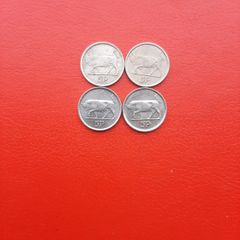 4 X 1990s Irish 5p