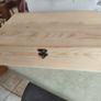 Natural STORAGE Wooden Box with Hinged Lid and Clasp Image 9