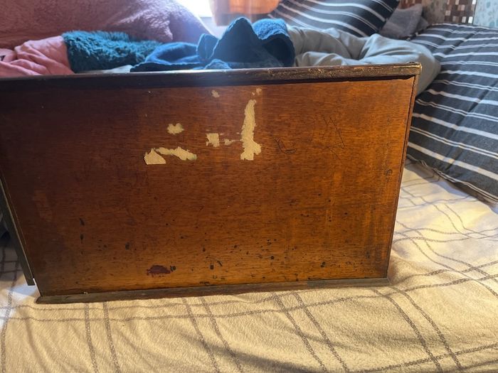 Vintage  letter organiser