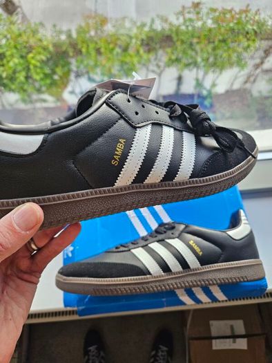 Adidas Samba Black, White UK 10.5