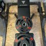 Free standing squat rack with bench, bar and weights Image 2
