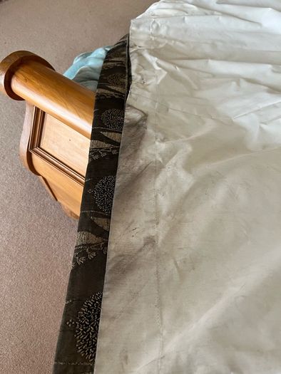 Bespoke handmade door curtain