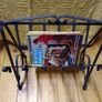 Vintage Wrought Iron Magazine Rack Image 2