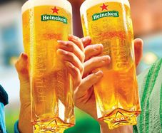 Heineken Star Pint Glass