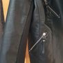 Vera Moda Collarless Biker Jacket faux leather Image 3