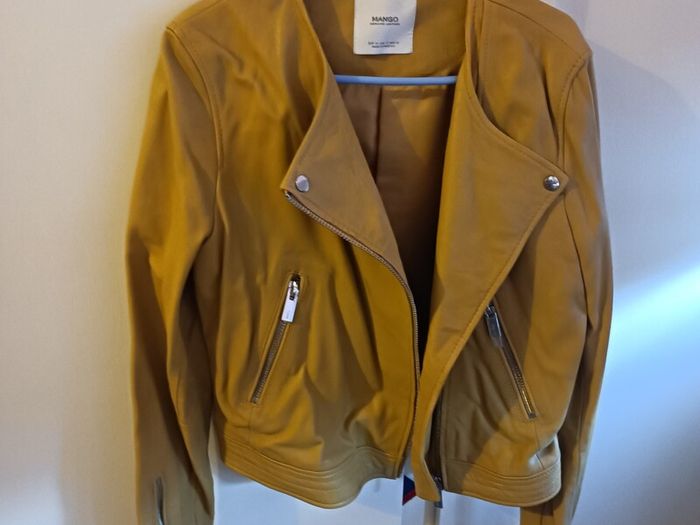 Mango 100% Leather Jacket