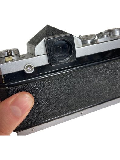 Vintage Nikon F Chrome Eye-Level SLR Film Camera Body - Clean, Tested Mechanics
