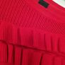 Red jumper Frill detail Image 4