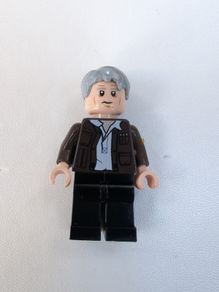 100% lego Star Wars sw0675 Han Solo minifigure, Old (Lopsided Grin)