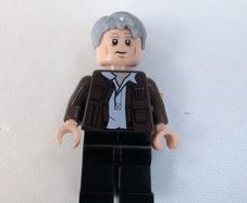 100% lego Star Wars sw0675 Han Solo minifigure, Old (Lopsided Grin)