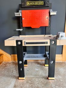Toy Tool Table with Tool Box