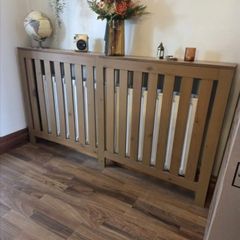 Large Oak Radiator Cover