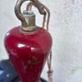 Vintage ceramic and brass 4 arm chandelier Image 6