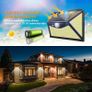 Solar Lights,203LED Solar Lights Outdoor Garden,Solar Security Light Outdoor Motion Sensor Wall Light with3 Intelligent Modes for Outside 4 Pack (FREE POSTAGE) Image 2