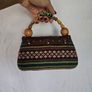 Mary Frances Vintage Designer Beaded Bag With Semi Precious S Image 4