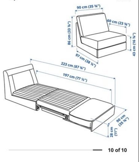 One-Seat Sofa bed