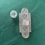 Antique Crystal Condiment Set Image 2