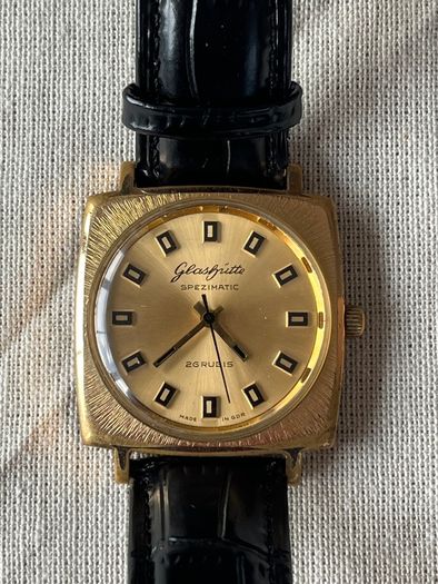 1970s Glashuette Bison, Made in GDR, Vintage Watch