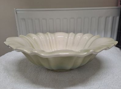 Large oval bowl light green