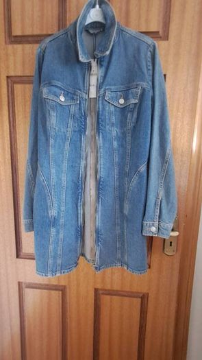 zara denim dress
