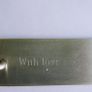 Antique Sterling Silver Ingot Pendant on Sterling Chain 8,72g length 16" Image 3