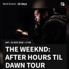 2 GOLDEN CIRCLE: The weeknd -2 golden circle east tickets- Croke park