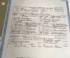 Elvis Memorabilia - Elvis Birth Certificate