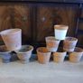 Terracotta ceramic Plants Pot set of 12 Image 3