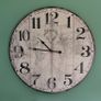 Large Vintage Style World Map Wall Clock 23 inches wide Image 2