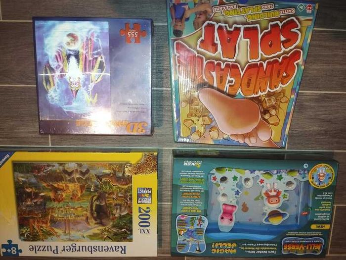 Kids Activity Games Bundle Sand Splashing & Jellyverse Magic Jelly puzzles