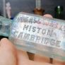 15 - Beautiful Antique Sea Glass Bottle Embossed The Cambridge Lemonade Chivers and Sons Ltd Histon Image 2