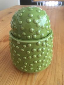 Carolyn Donnelly Cactus Lidded Bowl