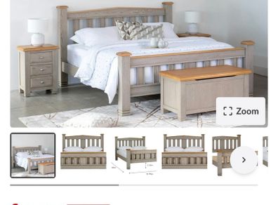King size Harvey Norman bed