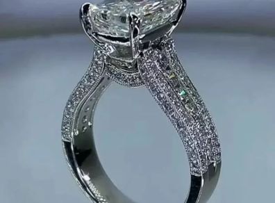 Sterling Silver Solitaire Ring