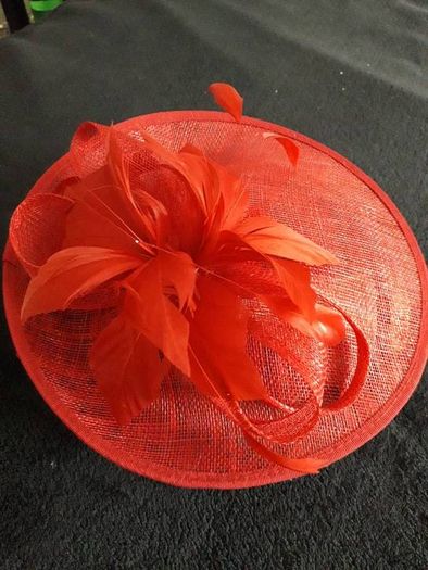 Stylish Fasinator Deep Pink Head Piece by Jacques Vert/Further Price Drop