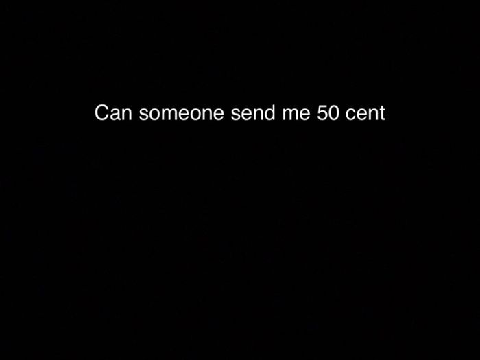 Can someone send me 50 cent on PayPal