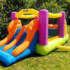 Kids Bouncy Inflatable Assault Course Castle