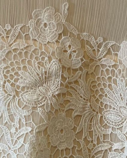 Cream Long-Sleeved Blouse (Size 12)