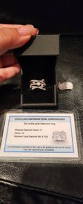 Adara 9ct White Gold 0.75ct Natural Diamond Ring