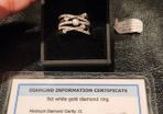 Adara 9ct White Gold 0.75ct Natural Diamond Ring