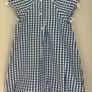 SEED Heritage Blue & white gingham romper Sz3-6mths EUC Image 3